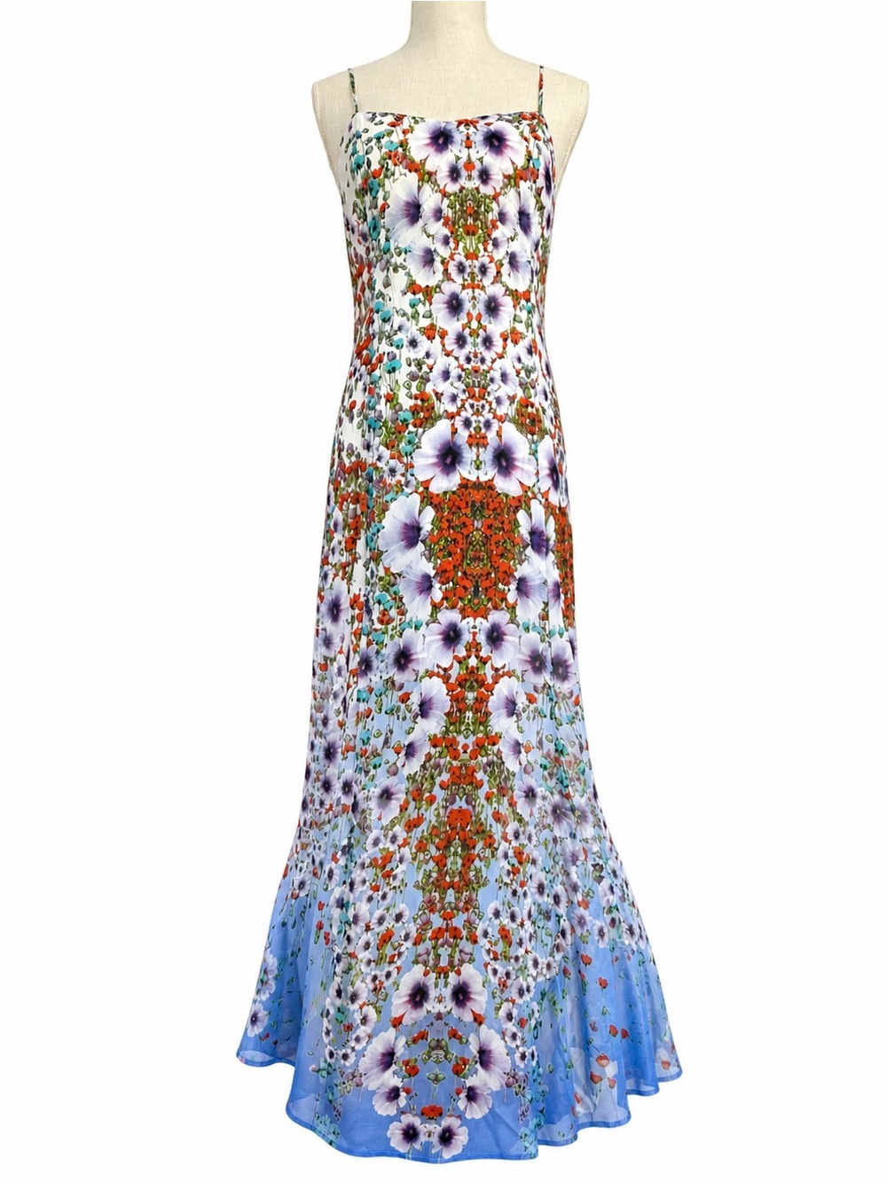 Romeo & Juliet Couture Floral Maxi Dress Blue medium